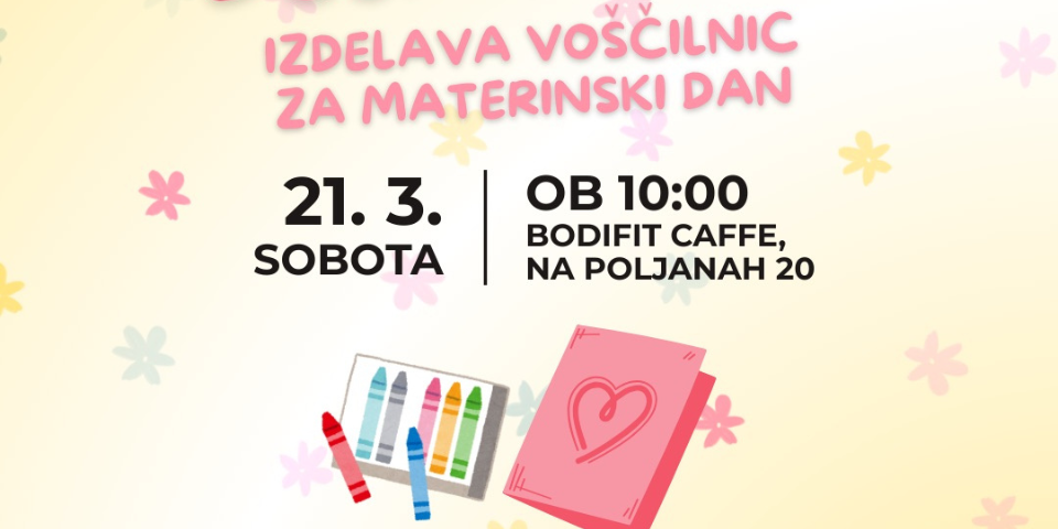 Izdelava voščilnic za materinski dan Izdelava voščilnic za materinski dan